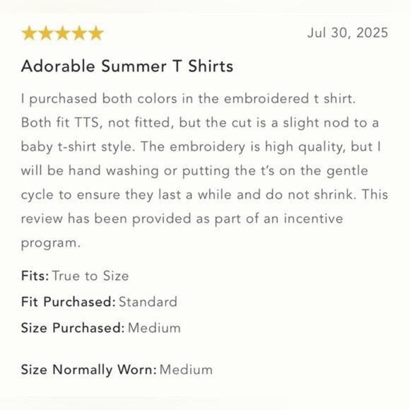 NWT Size XL -Anthropologie 100% Cotton Tee pocket embroidery White - Picture 14 of 16